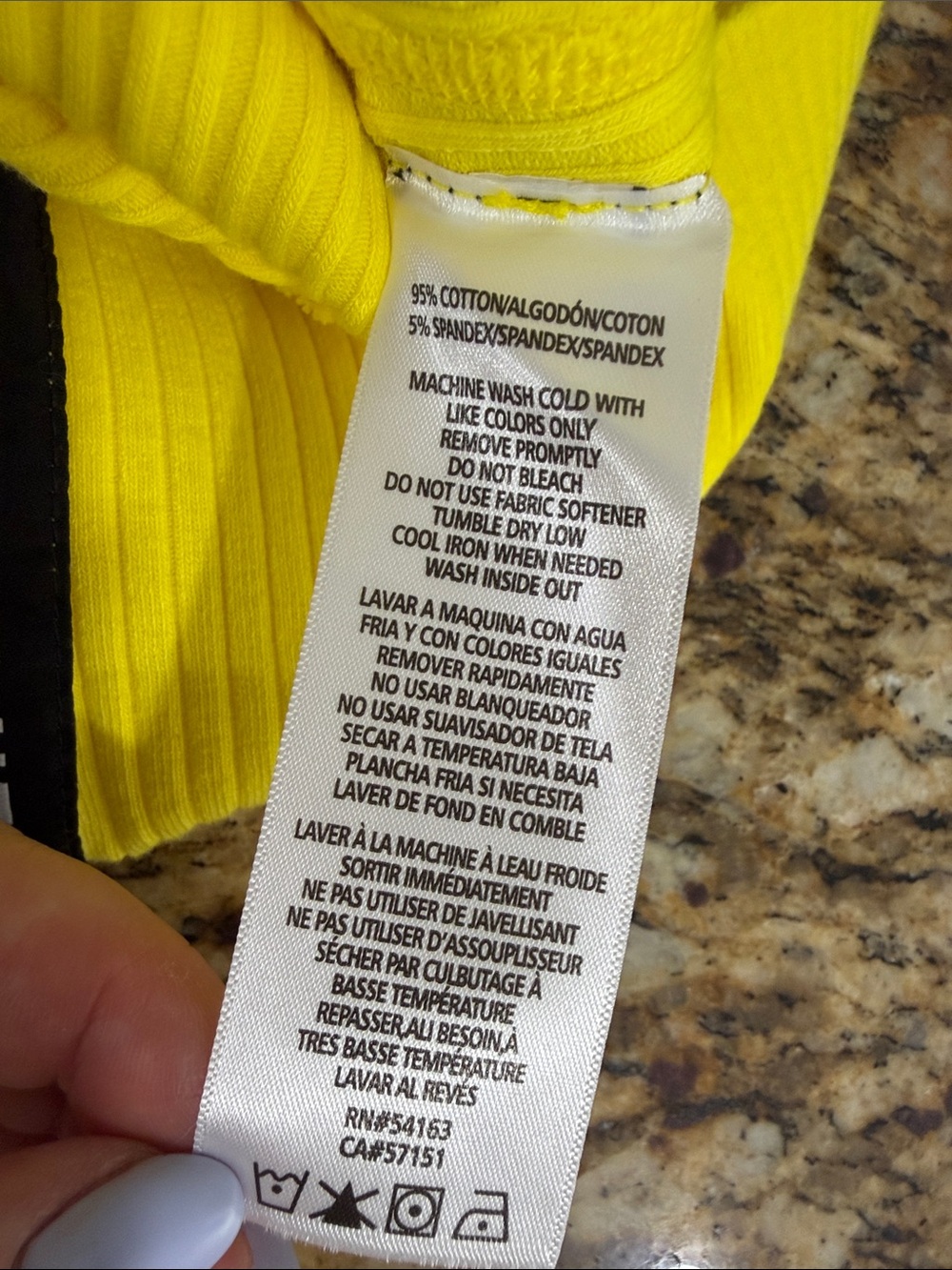 Calvin Klein Jeans Ribbed Neon Yellow Logo Side Tank Bodycon Dress S - Picture 5 of 8